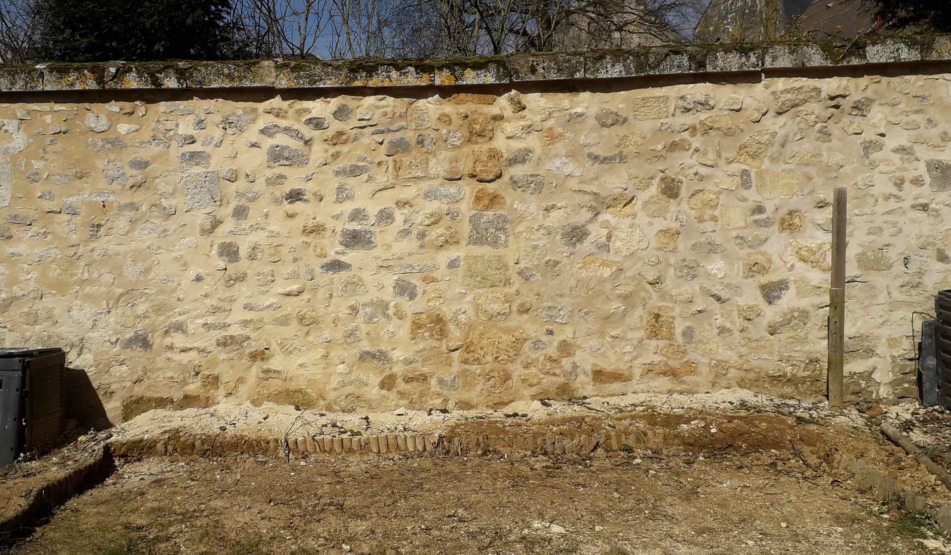 Mur réparé